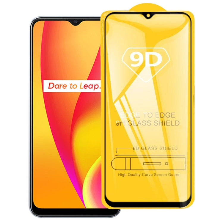 For OPPO Realme C15 9D Full Glue Full Screen Tempered Glass Film by imak