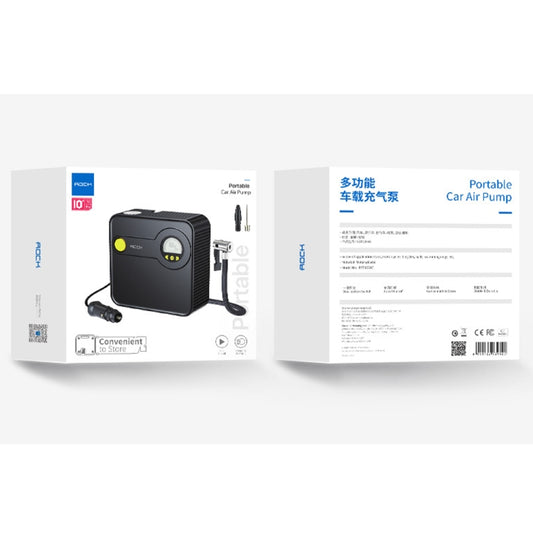 Rock Multi-function Portable LED Digital Display Car Air Pump by ROCK