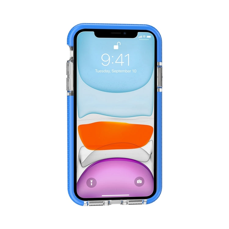 For iPhone 11 Highly Transparent Soft TPU Case(Blue) by buy2fix