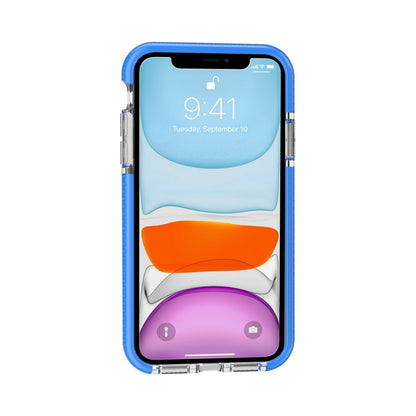 For iPhone 11 Highly Transparent Soft TPU Case(Blue) by buy2fix