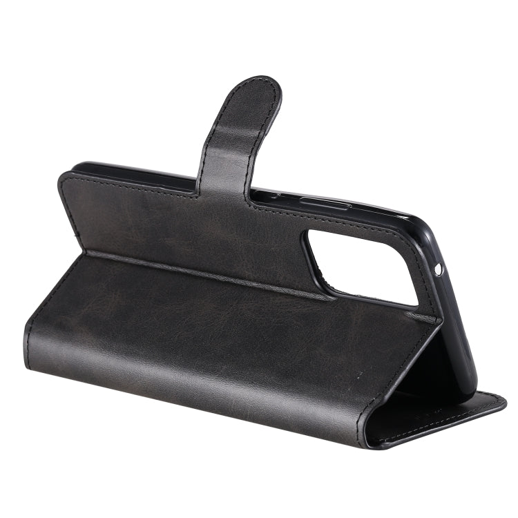 For Samsung Galaxy A52 5G Classic Calf Texture PU + TPU Horizontal Flip Leather Case, with Holder & Card Slots & Wallet(Black) by buy2fix