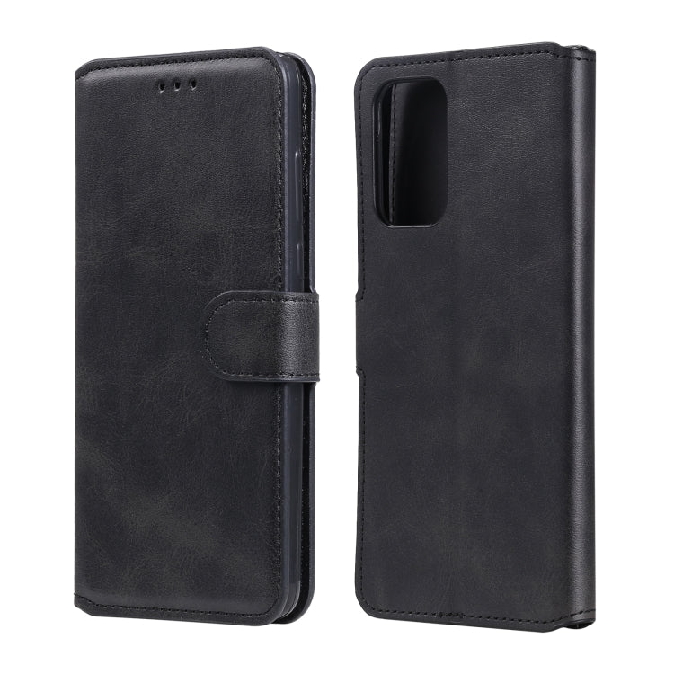 For Samsung Galaxy A72 5G / 4G Classic Calf Texture PU + TPU Horizontal Flip Leather Case, with Holder & Card Slots & Wallet(Black) by buy2fix