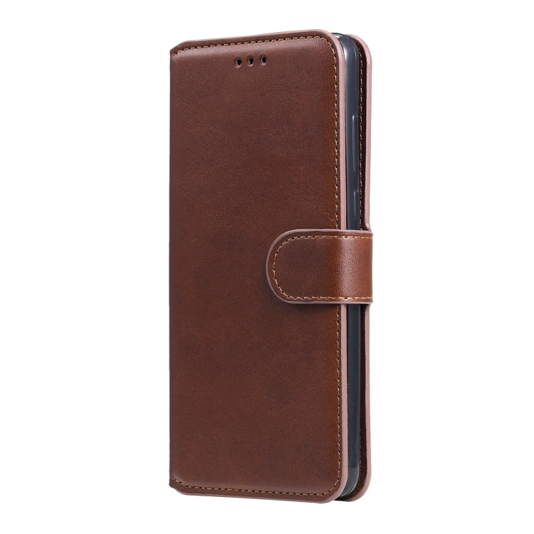For Xiaomi Mi 10T Lite 5G / Redmi Note 9 Pro 5G Classic Calf Texture PU + TPU Horizontal Flip Leather Case, with Holder & Card Slots & Wallet(Brown) by buy2fix