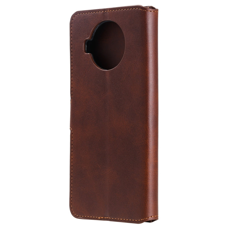 For Xiaomi Mi 10T Lite 5G / Redmi Note 9 Pro 5G Classic Calf Texture PU + TPU Horizontal Flip Leather Case, with Holder & Card Slots & Wallet(Brown) by buy2fix