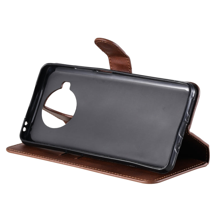 For Xiaomi Mi 10T Lite 5G / Redmi Note 9 Pro 5G Classic Calf Texture PU + TPU Horizontal Flip Leather Case, with Holder & Card Slots & Wallet(Brown) by buy2fix