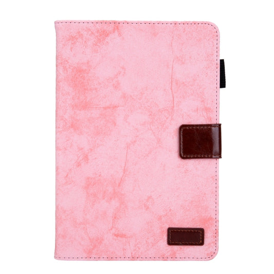 For iPad Mini 1 / 2 / 3 / 4 Business Style Horizontal Flip Leather Case, with Holder & Card Slot & Photo Frame & Sleep / Wake-up Function(Pink) by buy2fix