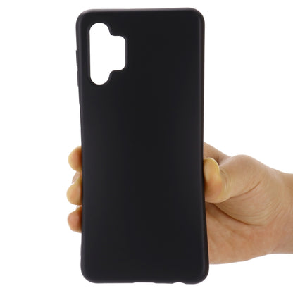 For Samsung Galaxy A32 5G Pure Color Liquid Silicone Shockproof Full Coverage Case(Black) by buy2fix