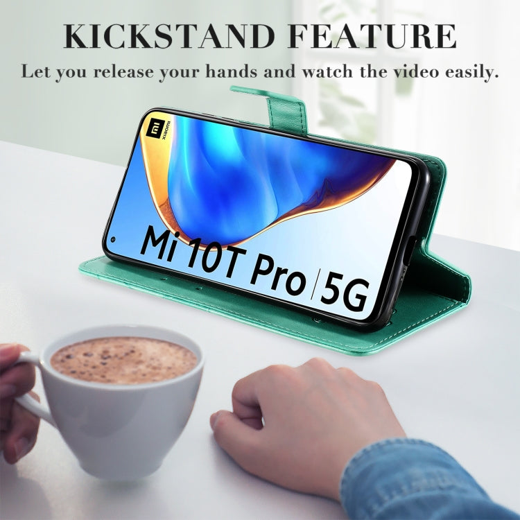 For Xiaomi Mi 10T / Mi 10T Pro 3D Butterflies Embossing Pattern Horizontal Flip Leather Case with Holder & Card Slot & Wallet(Rose Gold) by buy2fix