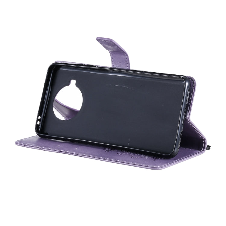 For Xiaomi Mi 10T Lite 3D Butterflies Embossing Pattern Horizontal Flip Leather Case with Holder & Card Slot & Wallet(Purple) by buy2fix