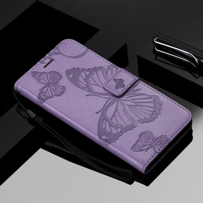 For Xiaomi Mi 10T Lite 3D Butterflies Embossing Pattern Horizontal Flip Leather Case with Holder & Card Slot & Wallet(Purple) by buy2fix