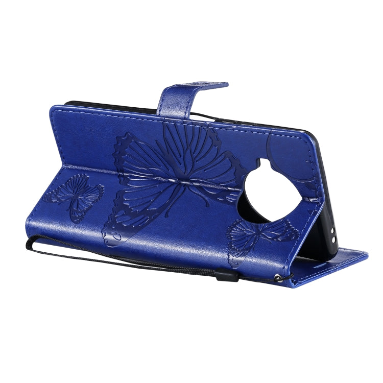 For Xiaomi Mi 10T Lite 3D Butterflies Embossing Pattern Horizontal Flip Leather Case with Holder & Card Slot & Wallet(Blue) by buy2fix