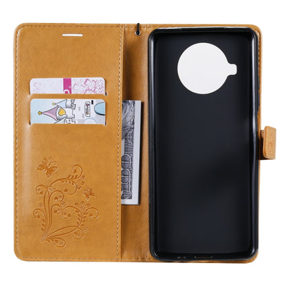 For Xiaomi Mi 10T Lite 3D Butterflies Embossing Pattern Horizontal Flip Leather Case with Holder & Card Slot & Wallet(Yellow) by buy2fix