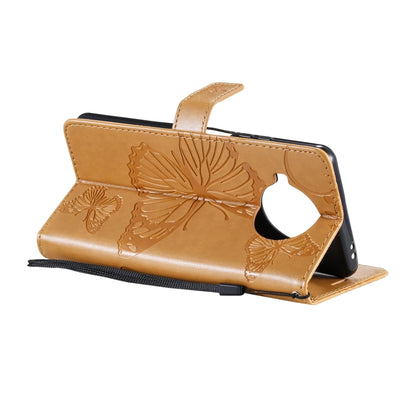 For Xiaomi Mi 10T Lite 3D Butterflies Embossing Pattern Horizontal Flip Leather Case with Holder & Card Slot & Wallet(Yellow) by buy2fix