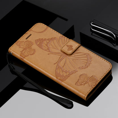 For Xiaomi Mi 10T Lite 3D Butterflies Embossing Pattern Horizontal Flip Leather Case with Holder & Card Slot & Wallet(Yellow) by buy2fix