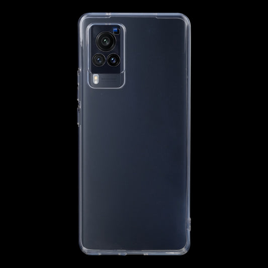 For vivo X60 Pro / X60 Curved Screen 0.75mm Ultra-thin Transparent TPU Soft Protective Case by buy2fix