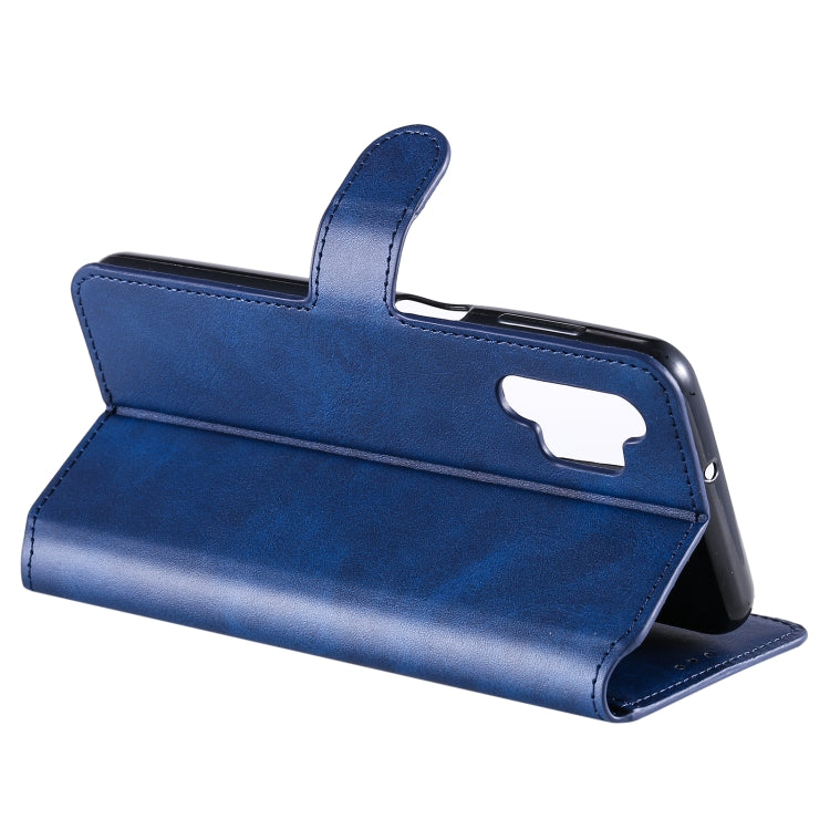 For Samsung Galaxy A32 5G Classic Calf Texture PU + TPU Horizontal Flip Leather Case with Holder & Card Slots & Wallet(Blue) by buy2fix