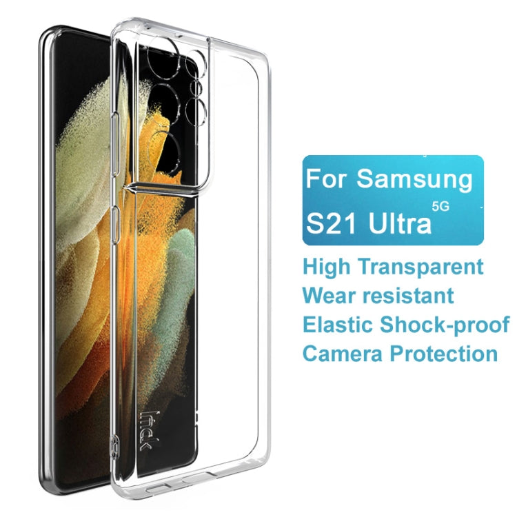 For Samsung Galaxy S21 Ultra 5G IMAK UX-5 Series Transparent Shockproof TPU Protective Case by imak