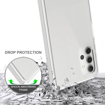 For Samsung Galaxy A32 5G Scratchproof TPU + Acrylic Protective Case(Black) by buy2fix