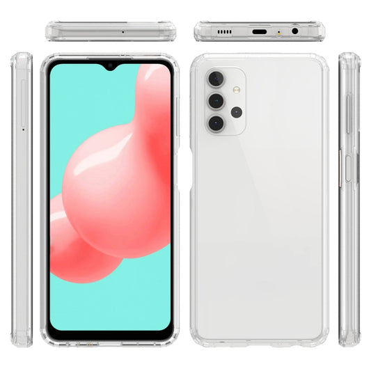 For Samsung Galaxy A32 5G Scratchproof TPU + Acrylic Protective Case(Transparent) by buy2fix
