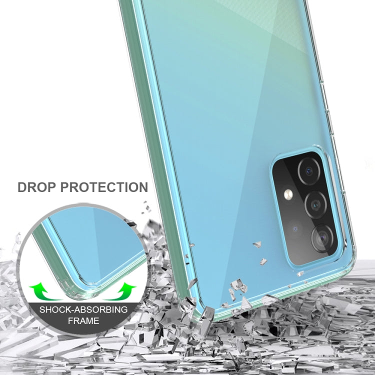 For Samsung Galaxy A52 5G / 4G Scratchproof TPU + Acrylic Protective Case(Transparent) by buy2fix