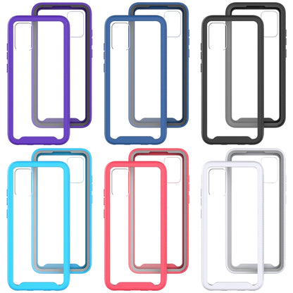 For Samsung Galaxy A02s (EU Version) Starry Sky Solid Color Series Shockproof PC + TPU Protective Case(Black) by buy2fix