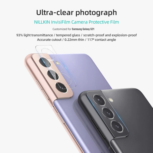 For Samsung Galaxy S21 5G NILLKIN InvisiFilm Series Back Camera Lens Film by NILLKIN