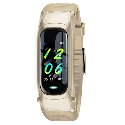 B9 0.96 inch TFT Color Screen AI Voice Smart Bracelet, Support Reject Call / Sleep Monitoring / Heart Rate Monitoring(Gold) - Smart Wear by buy2fix | Online Shopping UK | buy2fix