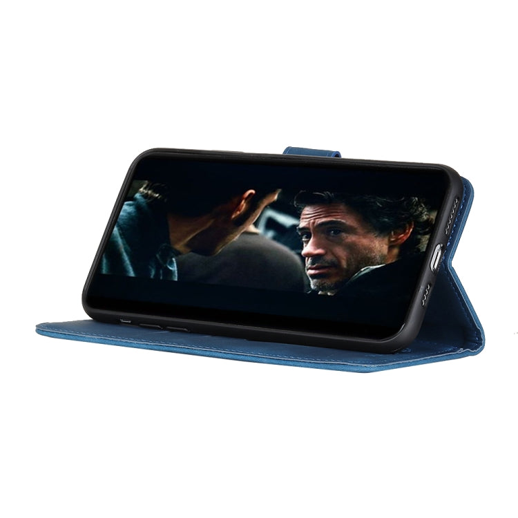 For Samsung Galaxy A32 4G KHAZNEH Retro Texture PU + TPU Horizontal Flip Leather Case with Holder & Card Slots & Wallet(Blue) by buy2fix