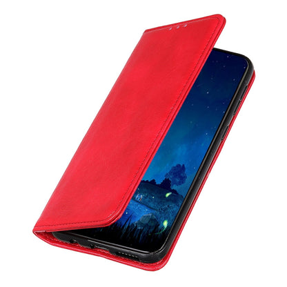 For Samsung Galaxy A32 4G Magnetic Crazy Horse Texture Horizontal Flip Leather Case with Holder & Card Slots & Wallet(Red) by buy2fix