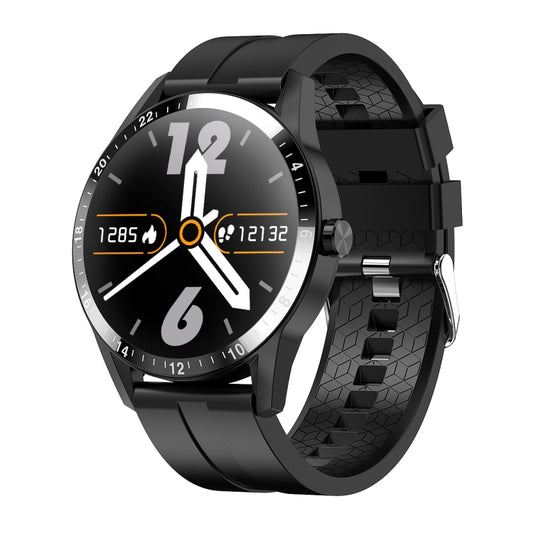 G20 1.3 inch IPS Color Screen IP67 Waterproof Smart Watch, Support Blood Oxygen Monitoring / Sleep Monitoring / Heart Rate Monitoring, Style: Silicone Strap(Black) by buy2fix