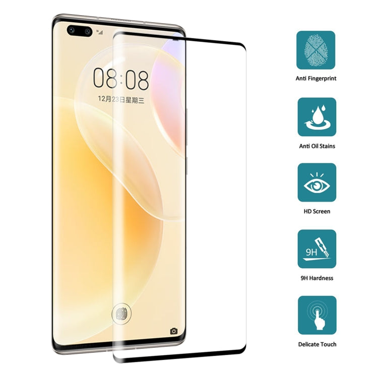 For Huawei nova 8 Pro 5G / nova 9 Pro 3D Curved Edge Full Screen Tempered Glass Film by buy2fix
