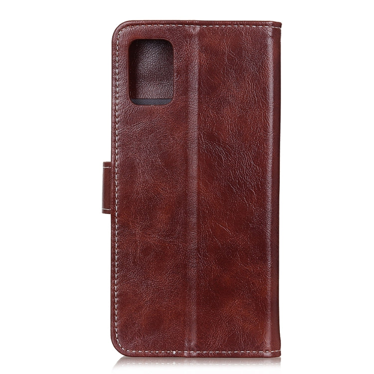 For Xiaomi Redmi 9T / Note 9 4G Retro Crazy Horse Texture Horizontal Flip Leather Case with Holder & Card Slots & Photo Frame & Wallet(Brown) by buy2fix