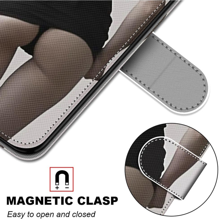 For Samsung Galaxy A52 5G Coloured Drawing Cross Texture Horizontal Flip PU Leather Case with Holder & Card Slots & Wallet & Lanyard(Upskirt) by buy2fix