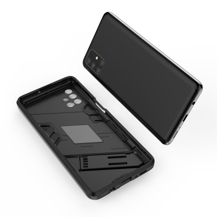 For Samsung Galaxy M51 Punk Armor 2 in 1 PC + TPU Shockproof Case with Invisible Holder(Green) by buy2fix