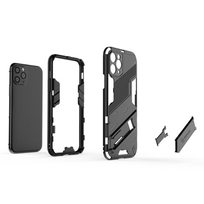 For iPhone 11 Punk Armor 2 in 1 PC + TPU Shockproof Case with Invisible Holder (White) by buy2fix
