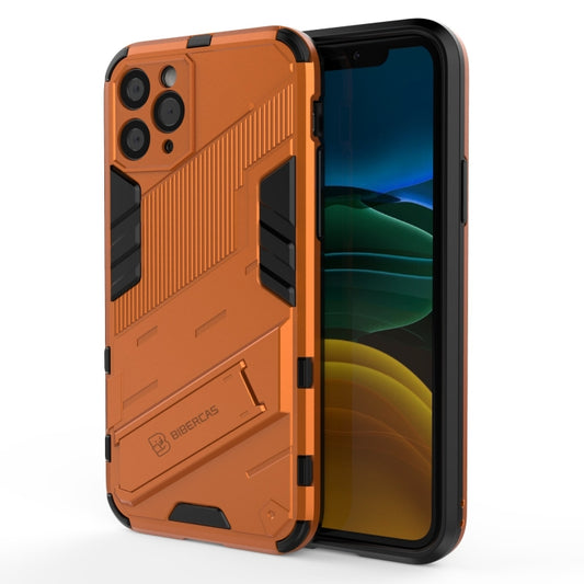 For iPhone 11 Punk Armor 2 in 1 PC + TPU Shockproof Case with Invisible Holder (Orange) by buy2fix
