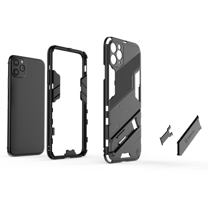 For iPhone 11 Pro Max Punk Armor 2 in 1 PC + TPU Shockproof Case with Invisible Holder (White) by buy2fix