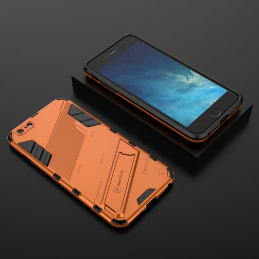 Punk Armor 2 in 1 PC + TPU Shockproof Case with Invisible Holder For iPhone 6 Plus & 6s Plus(Orange) by buy2fix
