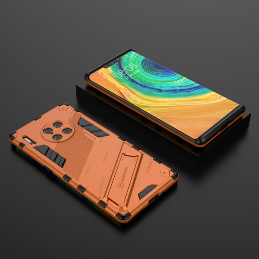 For Huawei Mate 40 Pro Punk Armor 2 in 1 PC + TPU Shockproof Case with Invisible Holder(Orange) by buy2fix