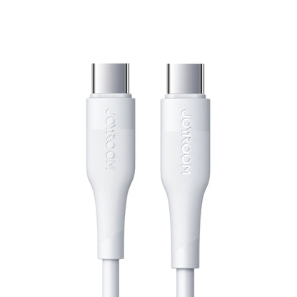 JOYROOM S-1230M3 60W PD Type-C / USB-C to Type-C / USB-C Fast Charging Data Cable, Length:1.2m(White) - USB-C & Type-C Cable by JOYROOM | Online Shopping UK | buy2fix