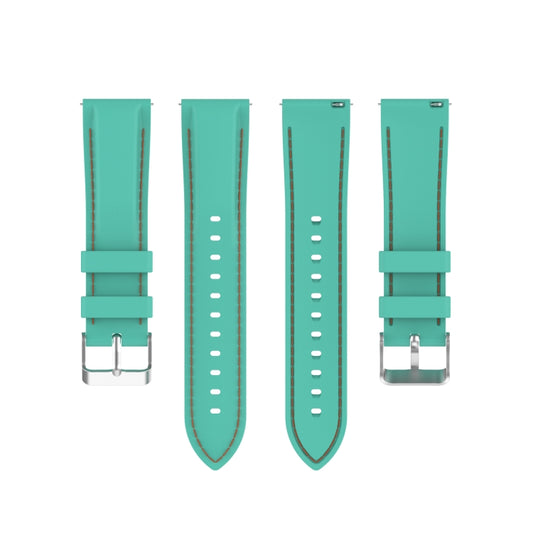 For Samsung Galaxy Watch 3 41mm / Active2 / Active / Gear Sport 20mm Silicone Watch Band(Mint Green) by buy2fix