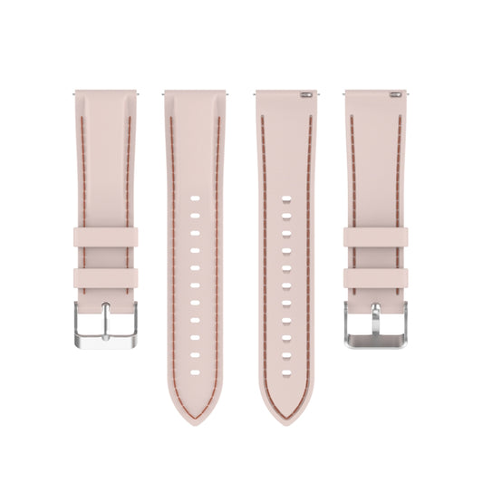 For Samsung Galaxy Watch 3 45mm / Gear S3 22mm Silicone Watch Band(Pink) by buy2fix