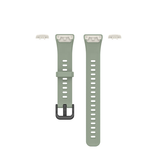 For Huawei Honor Band 6 TPU Watch Band, Size: One Size(Light Green) by buy2fix