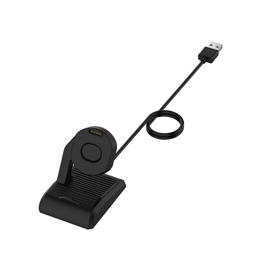 For Suunto 7 USB Vertical Magnetic Charger Holder with Data Function, Length: 1m(Black) by buy2fix