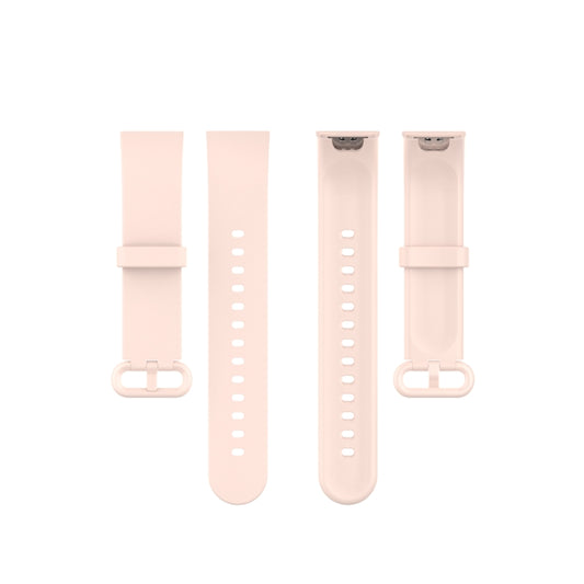 For Xiaomi Mi Watch Lite / Redmi Watch Silicone Watch Band, Size: One Size(Light Pink) by buy2fix