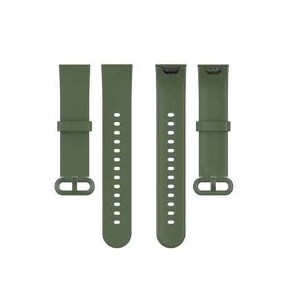 For Xiaomi Mi Watch Lite / Redmi Watch Silicone Watch Band, Size: One Size(Dark Green) by buy2fix