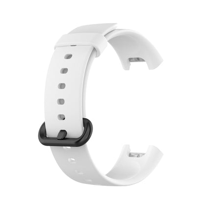 For Xiaomi Mi Watch Lite / Redmi Watch Silicone Watch Band, Size: One Size(White) - Smart Wear by buy2fix | Online Shopping UK | buy2fix