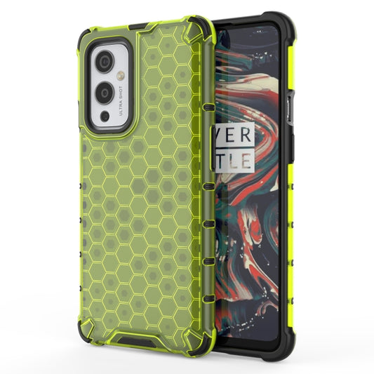 For OnePlus 9 Shockproof Honeycomb PC + TPU Case(Green) by buy2fix