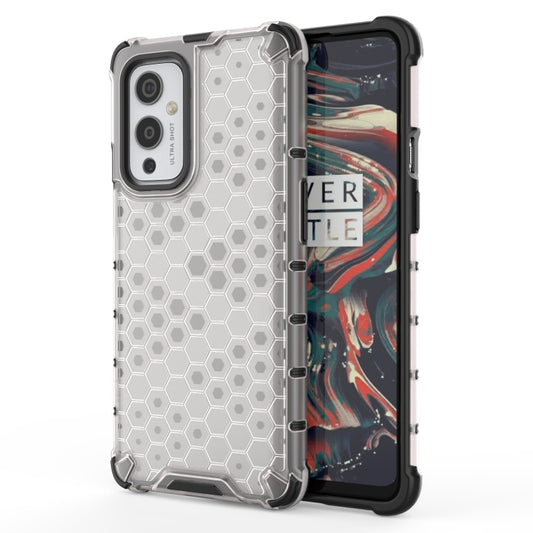 For OnePlus 9 Shockproof Honeycomb PC + TPU Case(White) by buy2fix