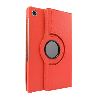 For Lenovo Tab M10 Plus 10.3 360 Degree Rotation Litchi Texture Flip Leather Case with Holder(Orange) by buy2fix